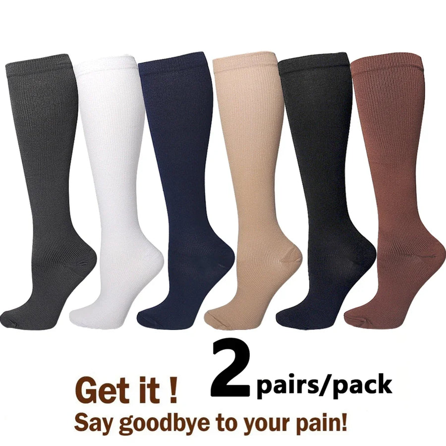 Calcetines de Compresión para Running (Pack de 6 Pares)